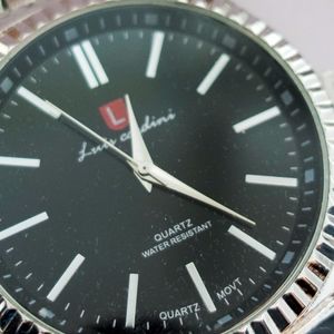 Watch Set Men Women Silver Color Quartz